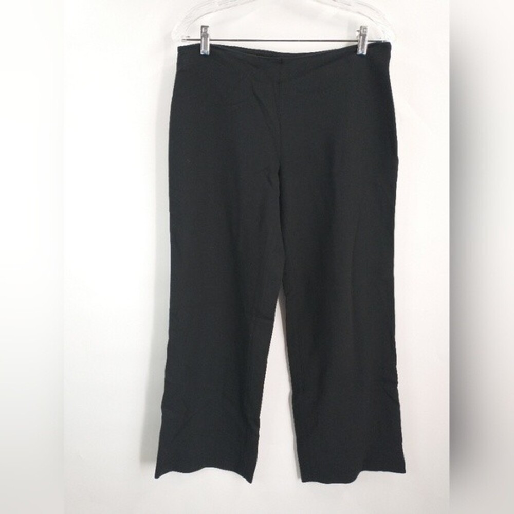 Eileen Fisher Women Trouser Pants Wide Leg Black Size PM